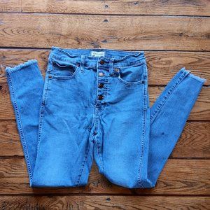 MADEWELL JEANS BUTTON FLY